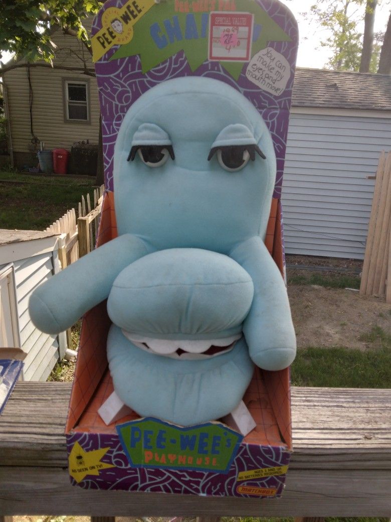 Vintage Pee Wee Herman Talking Chair On Card