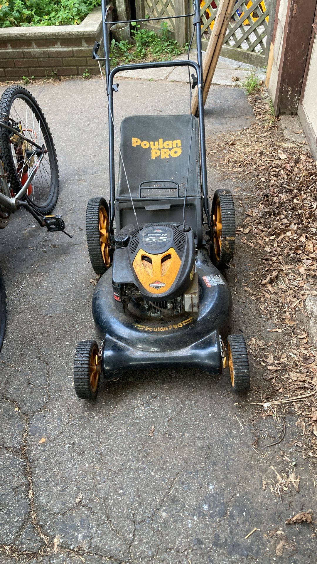 Poulenc Pro Briggs And Stratton Quantum Xnp 6.5 Hp Lawnmower