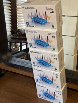 SuperBox S6 Pro, S6 Max, and S6 Ultra – Factory Sealed, Ready for Activation