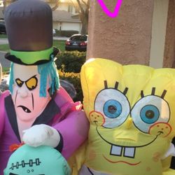 Inflatable SpongeBob Costume Size 7+
