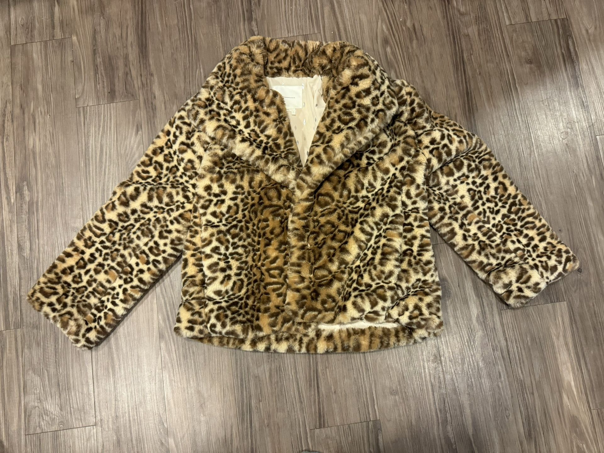 Anthropologie Cheetah Fur Jacket 