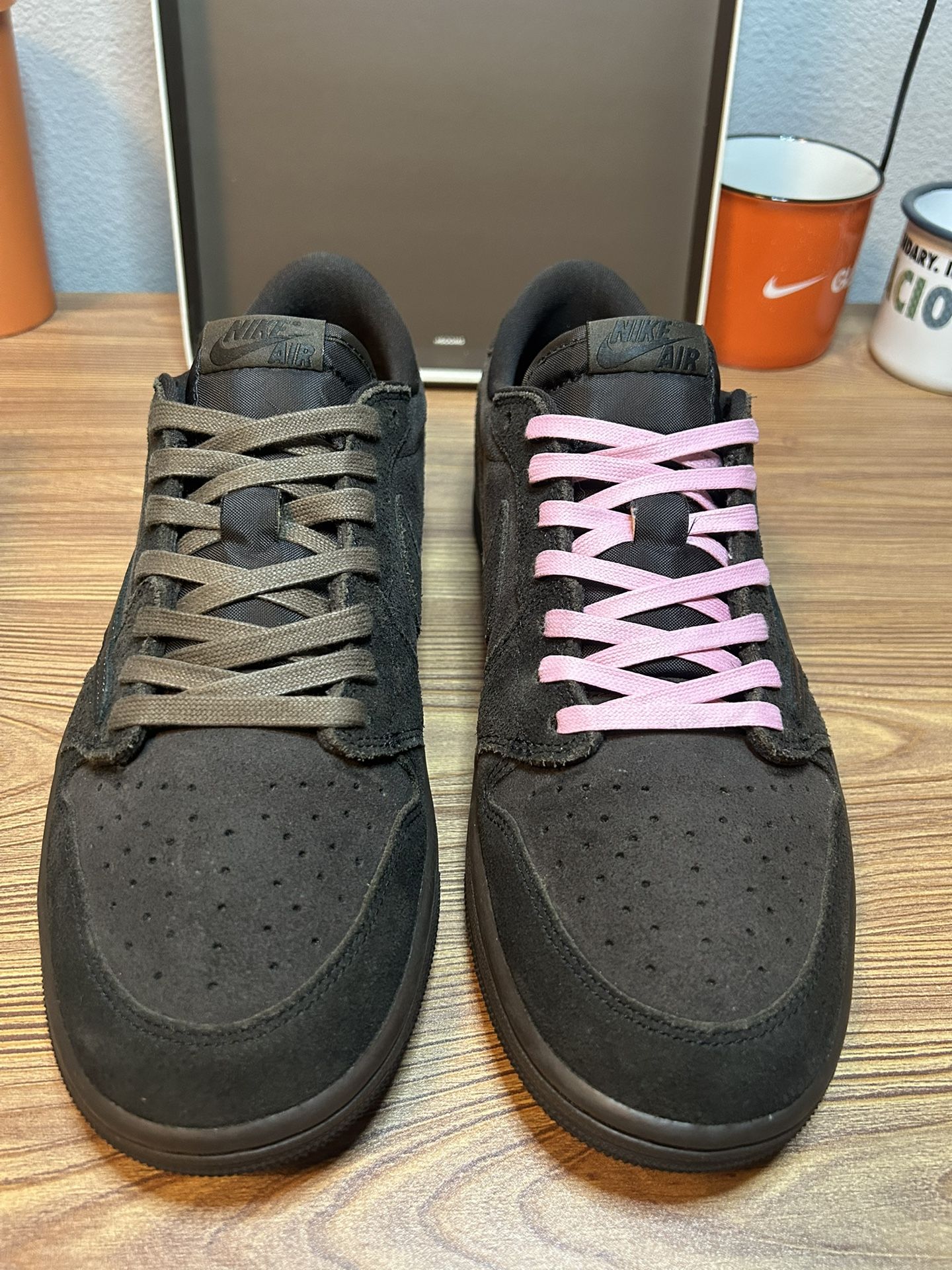 Promo Sample Nike Air Jordan 1 Low OG SP Sz 10 Velvet Brown
