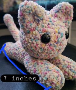 Crochet kitty plush