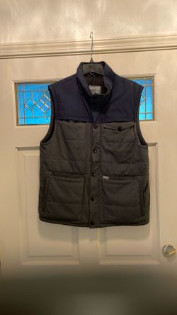 FIGS Men’s Large Medical Vest - Two-tone Gray/Black