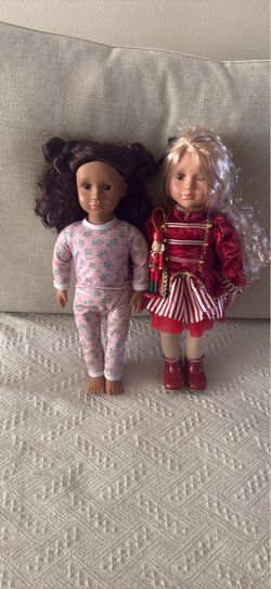 Two 18-Inch Our Generation  Fashion Dolls with Outfits