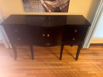 Dark Wood Sideboard Buffet Console Table