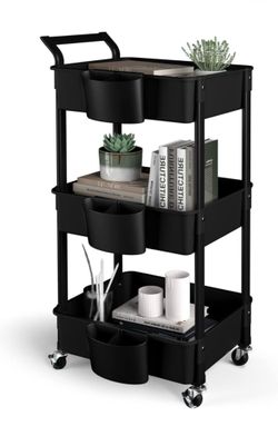 3- tier utility rolling cart,