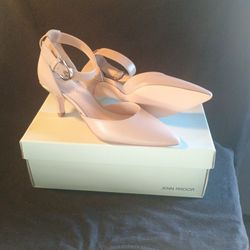 Jeen Ardor Women's Ankle Strap Kitten Heel Pumps.