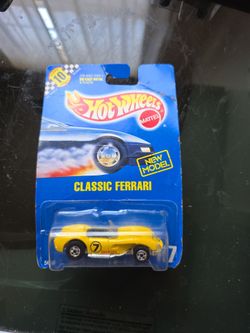 Hot Wheels Blue Card Classic Ferrari #117 MOC 1990 Release Vintage rare