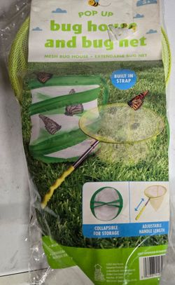 Pop Up Bug House and Bug Net Set
