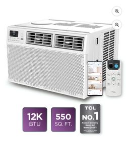 TCL Large Room Window Air Conditioner - Remote Included (115-Volt, 12000-BTU)