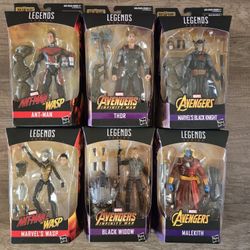 Marvel Legends Cull Obsidian Wave (Thor, Black Widow,  Ant Man,  Who, Etc.)