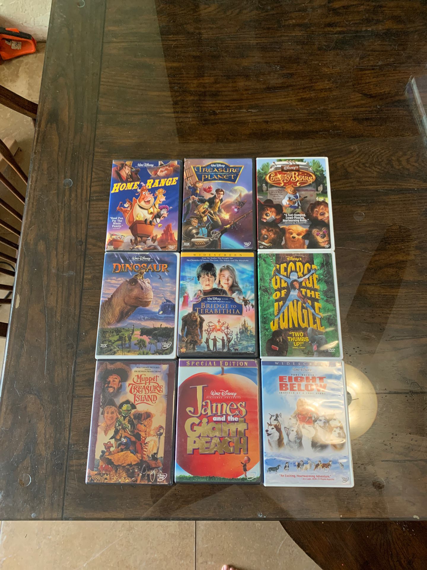 Movies $4 each $30 for all