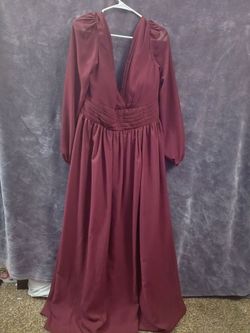 Maroon dress