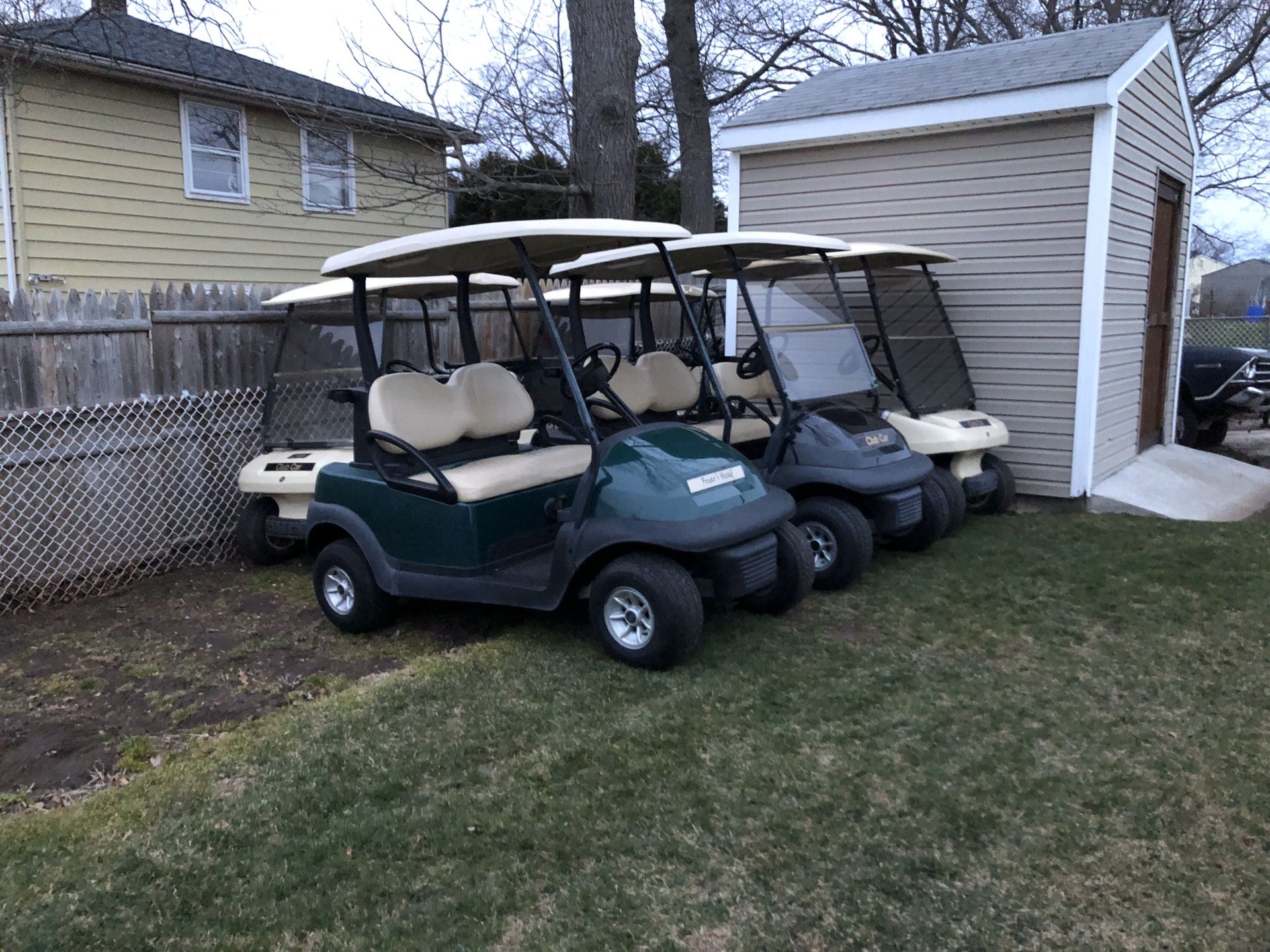 Clubcar golf carts gas