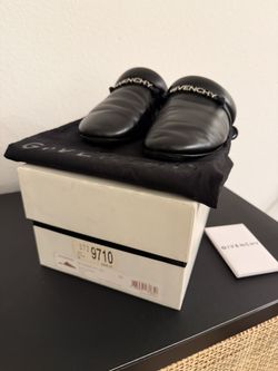 Givenchy Elba Flats; mule style black Euro size 38