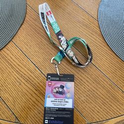 Anime Expo 2024 Lanyard With Exhibitor Badge