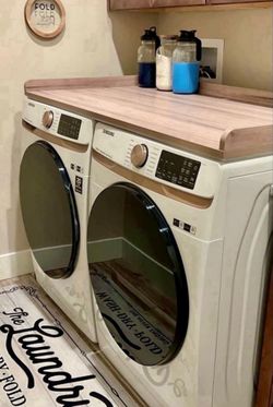 Samsung Steam Washer &  Gas Dryer