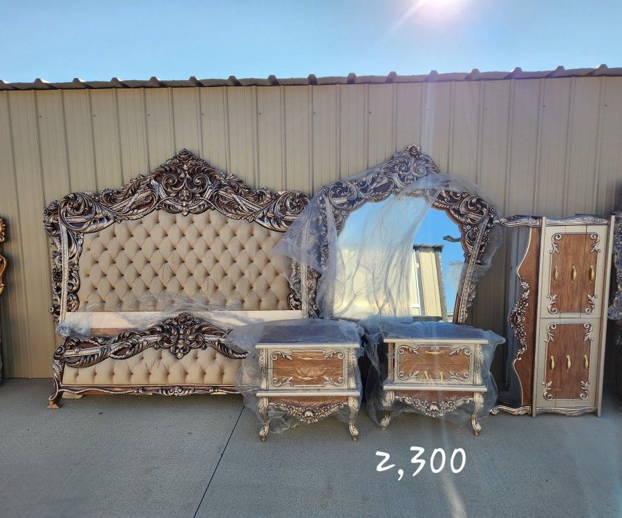 California King Six-piece bedroom set