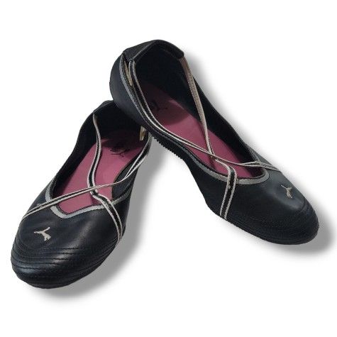 Vintage Puma Shoes Size 8 Women's Puma Ballet Flats Ballerina Slip On Flats Y2K Shoes