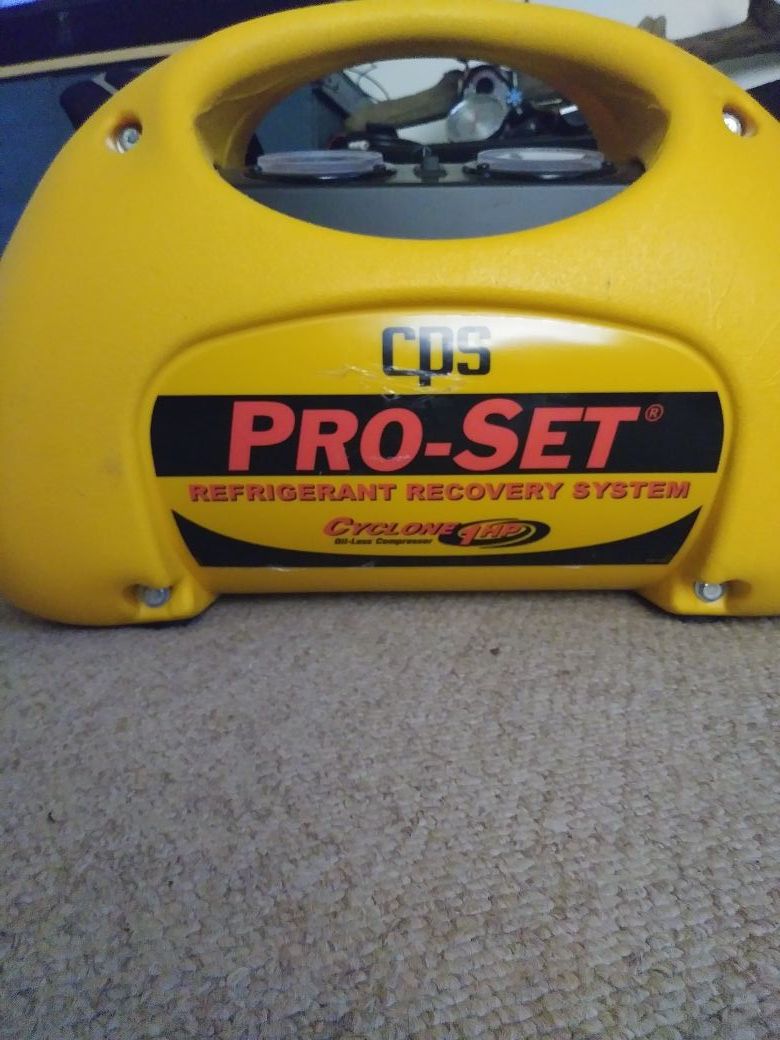 CPS pro set refrigerant recovery system