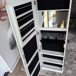 Jewelry Organizer W/full Length Mirror 