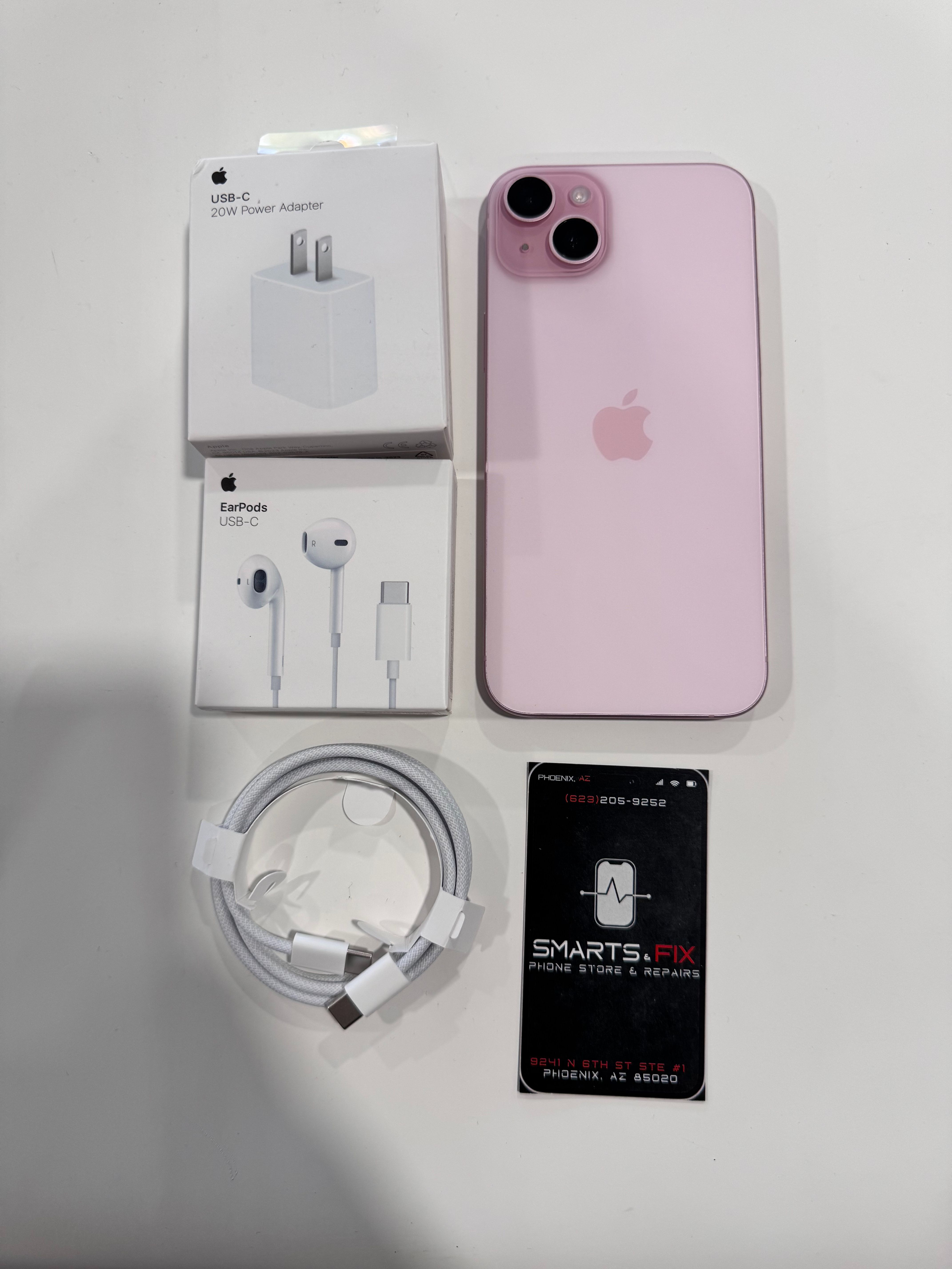 Apple iPhone 15 Plus 256 GB - Pink (Unlocked) + Warranty