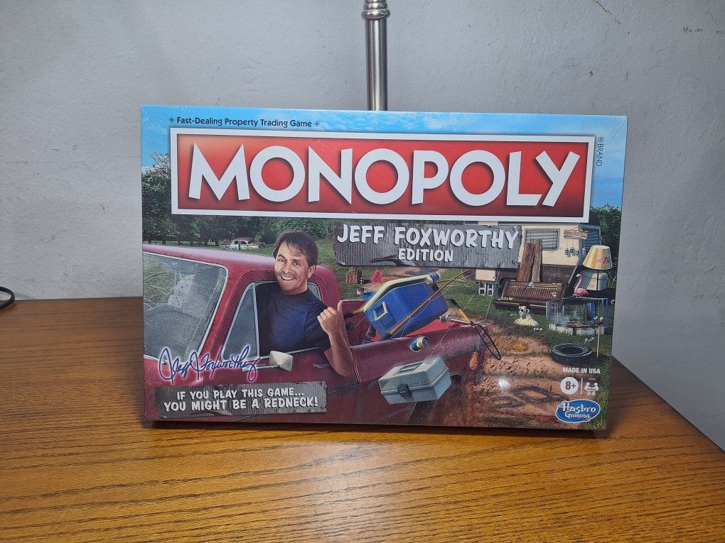 New/Sealed!! Monopoly: Jeff Foxworthy Edition Board Game