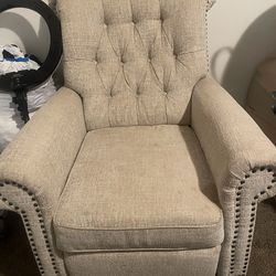 Beige armchair
