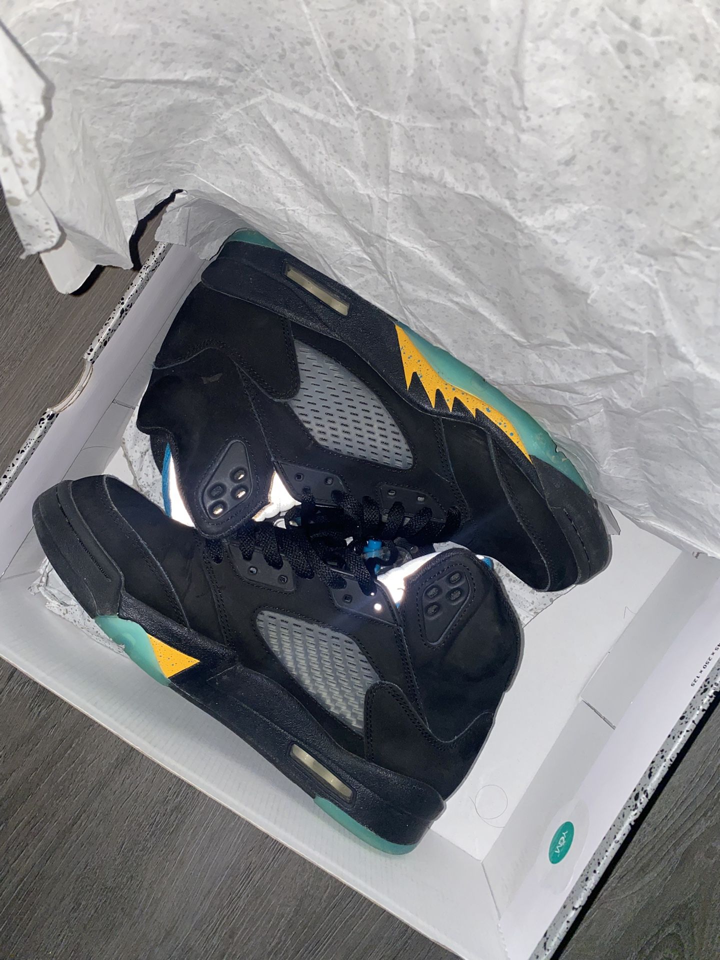 Jordan 5 Aqua Size 9 Men