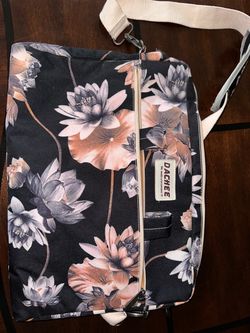 Dachee Floral Canvas Crossbody laptop bag