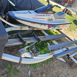 Jet Ski And Double Trailer