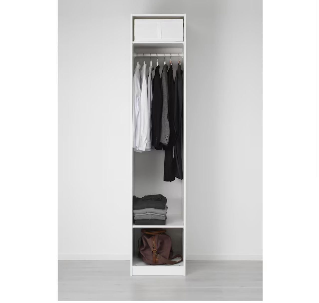 Wardrobe Combination White With Mirror