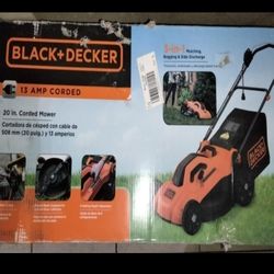 New Black+Decker 13A Corded Lawn Mower (20") – Brand New
