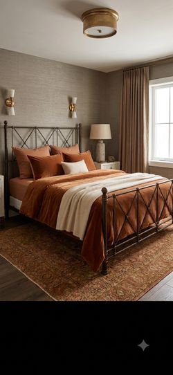 Gorgeous Metal Queen Bed