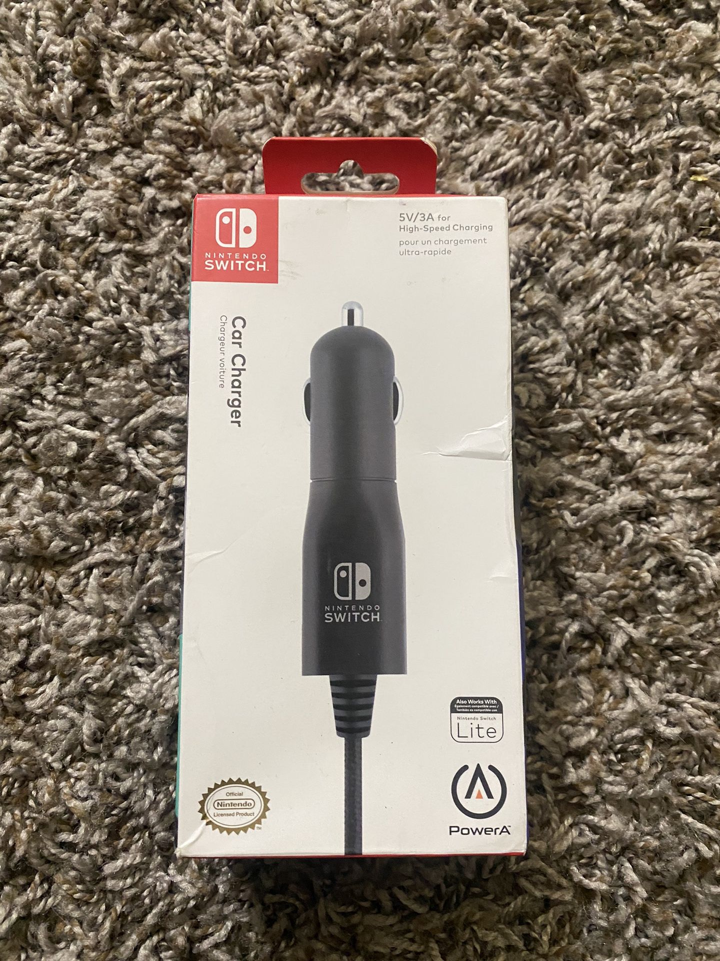 Nintendo switch car charger