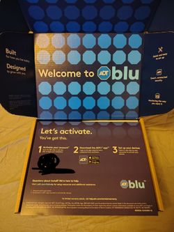 ADT Doorbell cam with 2 door/window sensors