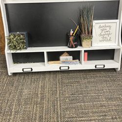 office wall decor w/ black board 