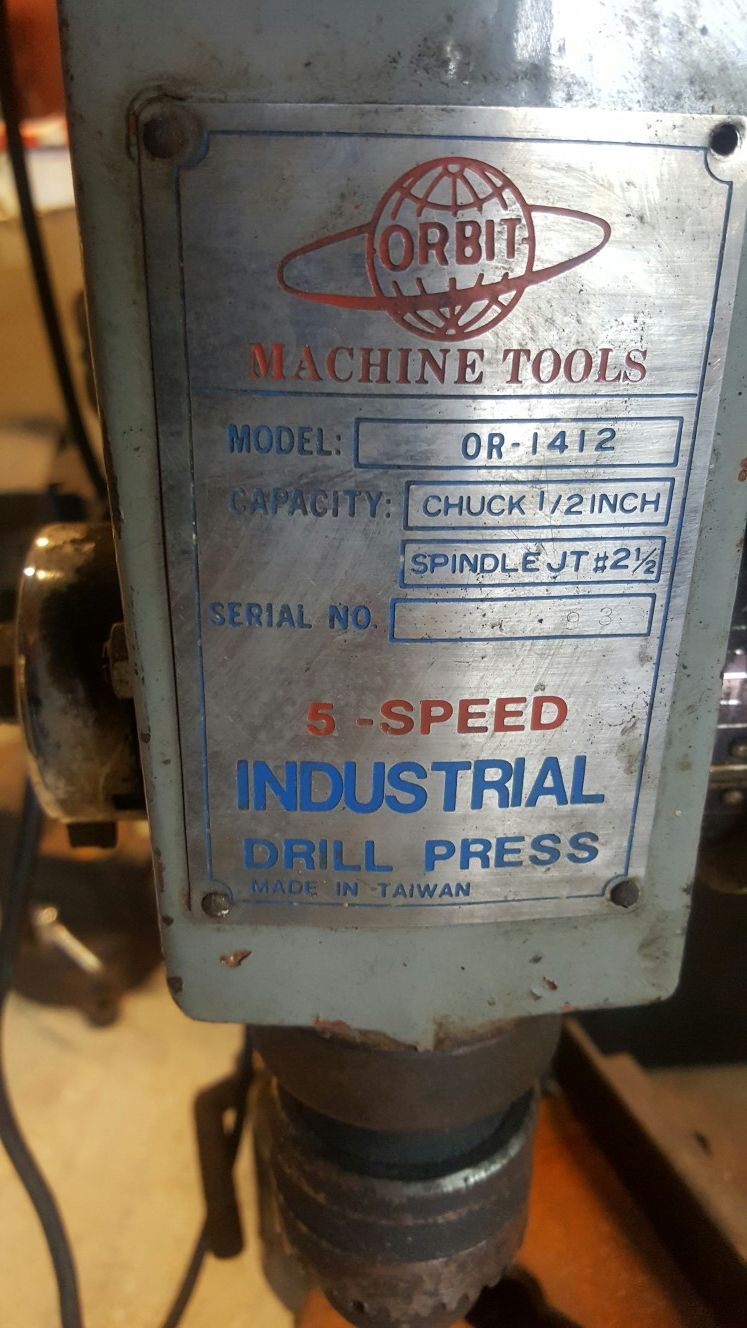 Orbit drill press or-1412