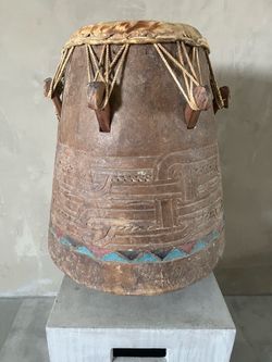 Antique Apinti Drum from the Ndyuka people
