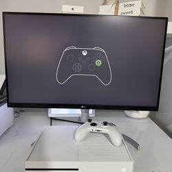 Xbox One s And lg Gaming Monitor 27”