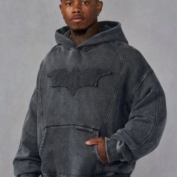 Young LA Stealth Batman Hoodie Sz L