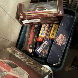 Old Collection Of Model Drag Cars Old Tin Candy / Model Cars 