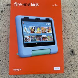 Amazon Fire HD 8 Kids tablet, ages 3-7. Top-selling 8" kids tablet on Amazon - 2022. Ad-free content with parental controls included, 13-hr battery, 6