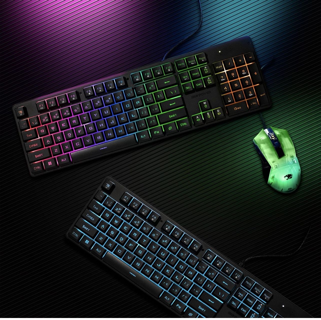iBUYPOWER Chimera KM7 RGB Gaming Keyboard + Gaming Mouse Combo