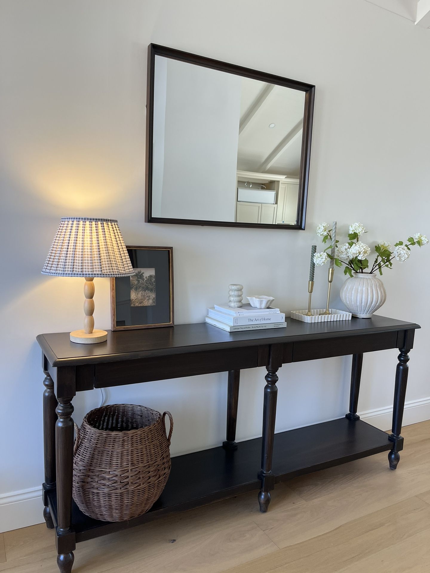 Console Table & Mirror 