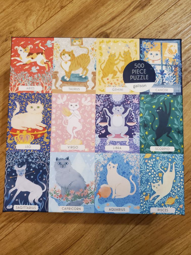 Cat Astrology 500 Piece Puzzle