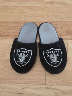 Las Vegas Raiders Slippers.