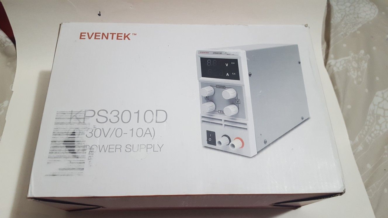 Eventek DC Power Supply Adjustable (0-30V/0-10A) KPS3010D Damaged Box