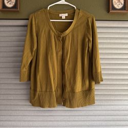 Cold water Creek Gold/green Size Large 